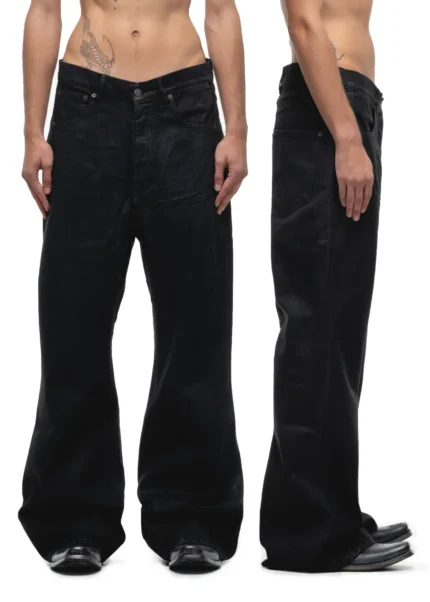 NO FAITH STUDIOS ITALY DULL BLACK BOOT CUT