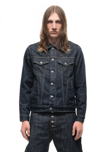 NO FAITH STUDIOS RAW DENIM SELVEDGE JAPANESE JACKET