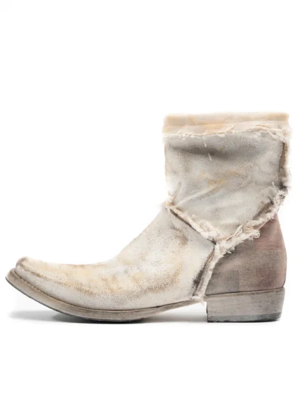 NO FAITH STUDIOS TEXAN BOOTS FLAG BEIGE USED